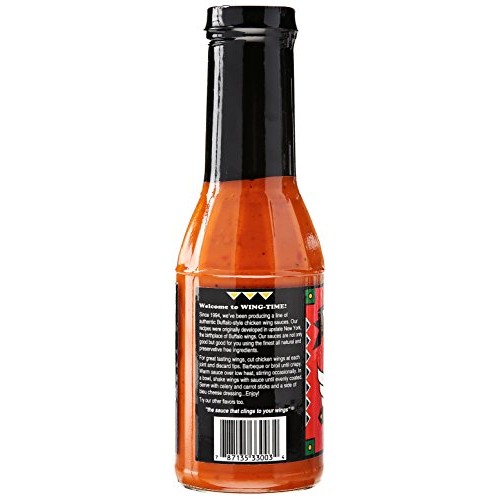 Wing Time, Sauce Buffalo Wing Hot, 13 Ounce