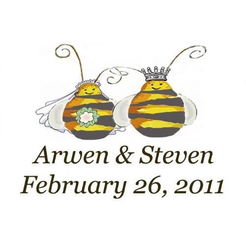 Wedding Honey Favors Case Of 24 X 2Oz Jars - Pure Raw Honey
