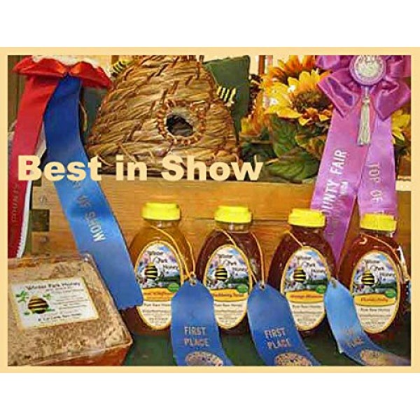 Raw Buckwheat Honey 16oz Natural, Pure, Unprocessed and Unfilte...
