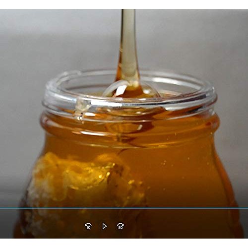 Raw Buckwheat Honey 16Oz Natural, Pure, Unprocessed And Unfilte