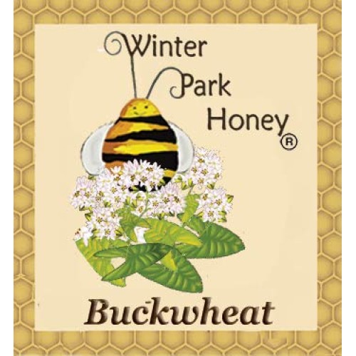 Raw Buckwheat Honey 16Oz Natural, Pure, Unprocessed And Unfilte