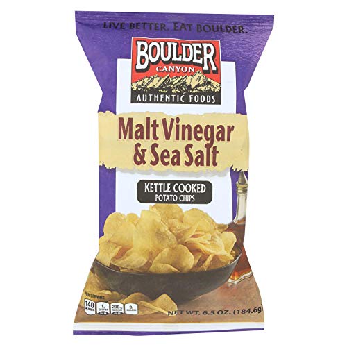 Boulder Canyon Kettle Cooked Malt Vinegar &Amp; Sea Salt