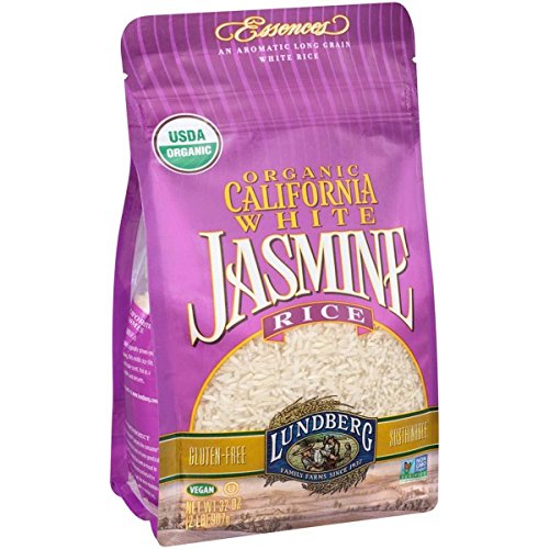 Lundberg Family Farms, Rice, Og1, Jasmine, White, Pack Of 6, Siz
