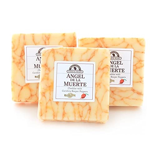Carolina Reaper Pepper Cheddar Angel De La Muerte 8Oz 3 Pack