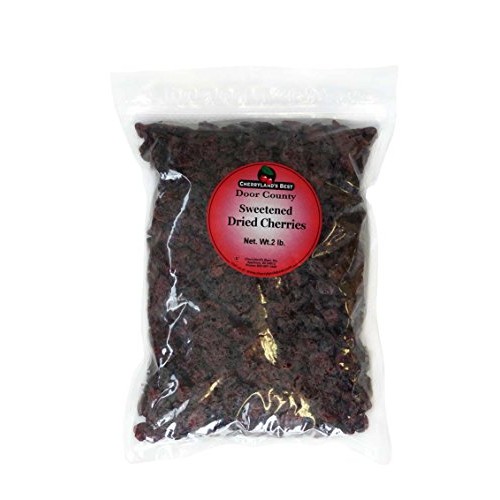 No Sugar Added Dried Tart Cherries, One 2 Lb. Bag