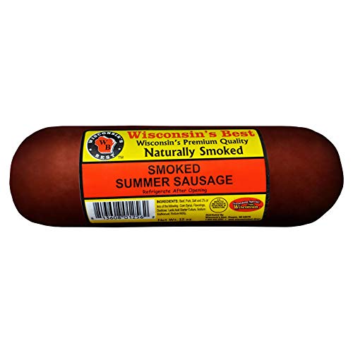 Specialty Badgers Gift Basket- Features Smoked Summer Sausages,