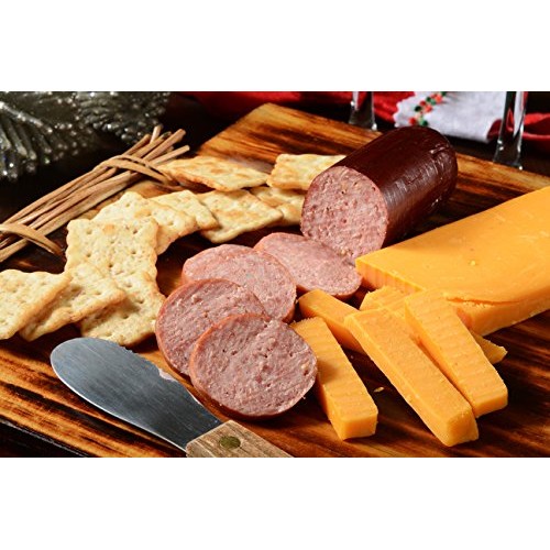 Specialty Badgers Gift Basket- Features Smoked Summer Sausages,