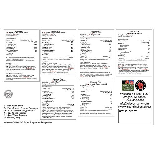 Ultimate Usa Gift Basket - Features Usa Flag Mug, Smoked Summer