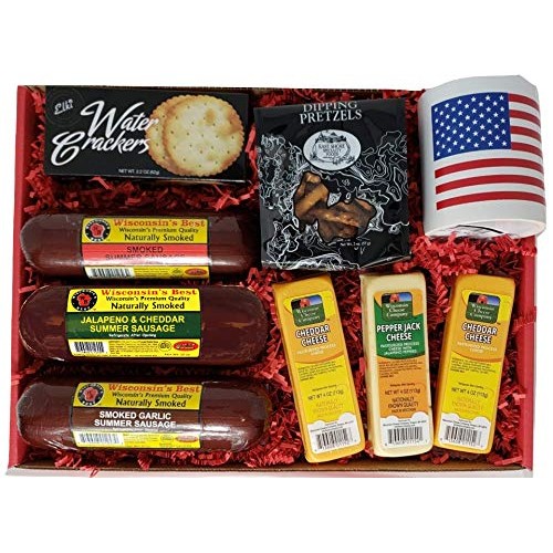 Ultimate Usa Gift Basket - Features Usa Flag Mug, Smoked Summer