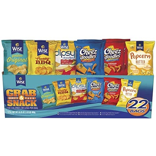 Wise Snacks Grab &Amp; Snack Variety Pack, Original Mix, Single Serv