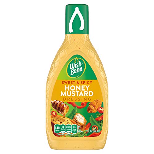 Wish-Bone Salad Dressing, Sweet &Amp; Spicy Honey Mustard, 15 Oz