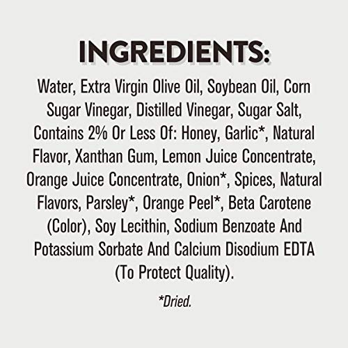 Wish-Bone Extra Virgin Olive Oil Blend Lemon Herb Dressing, 15 F