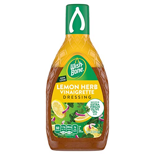Wish-Bone Extra Virgin Olive Oil Blend Lemon Herb Dressing, 15 F