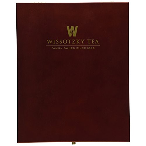 Wissotzky Mahogany Tea Chest 9 Flavors, 5.45-Ounce Boxes