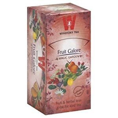 Wissotzky Tea Fruit Galore Caffeine Free 1.76 Oz. Pack Of 3.