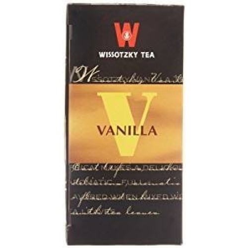 Wissotzky Tea Vanilla 20 Tea Bags 1.06 Oz. Pack Of 3.