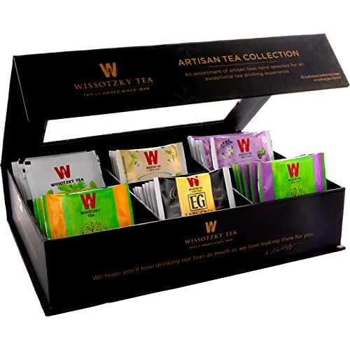 Wissotzky Tea Chest Box, Artisan Collection Assorted Artisan Tea