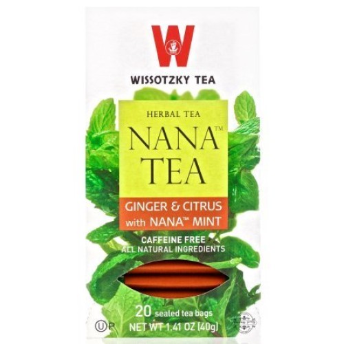 Wissotzky Tea Nana Tea Ginger &Amp; Citrus With Nana Mint 1.41 Oz. P