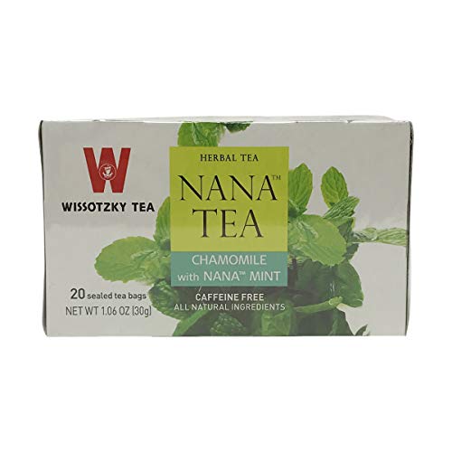Wissotzky Tea, Tea Chamomile With Nana Mint, 20 Count