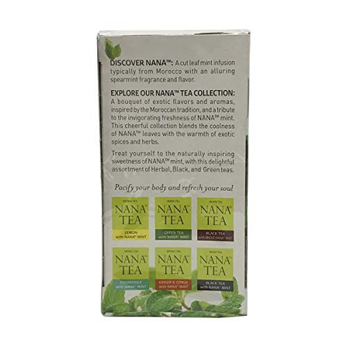 Wissotzky Tea, Tea Chamomile With Nana Mint, 20 Count