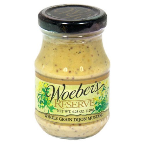 Woebers Reserve Whole Grain Dijon Mustard 4.25Oz