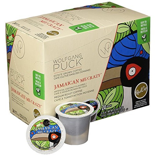 Wolfgang Puck Jamaican Me Crazy Flavored Coffee Single Serve Cup Wolfgang Puck Jamaican Me Crazy Flavored Coffee Single Serve Cup