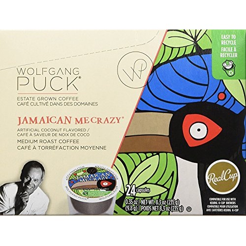 Wolfgang Puck Jamaican Me Crazy Flavored Coffee Single Serve Cup Wolfgang Puck Jamaican Me Crazy Flavored Coffee Single Serve Cup