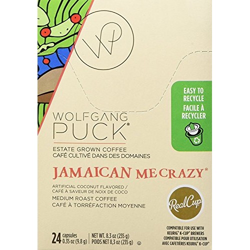 Wolfgang Puck Jamaican Me Crazy Flavored Coffee Single Serve Cup Wolfgang Puck Jamaican Me Crazy Flavored Coffee Single Serve Cup