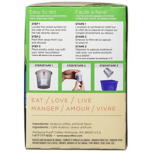 Wolfgang Puck Jamaican Me Crazy Flavored Coffee Single Serve Cup Wolfgang Puck Jamaican Me Crazy Flavored Coffee Single Serve Cup