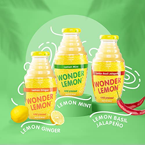 Wonder Lemon Organic Lemon Ginger Cold Pressed Juice, 8.45oz 6 ...