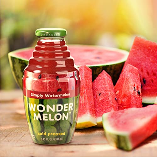 Wonder Melon Organic Watermelon Juice, 8.45oz 6 Pack 100% Juic...