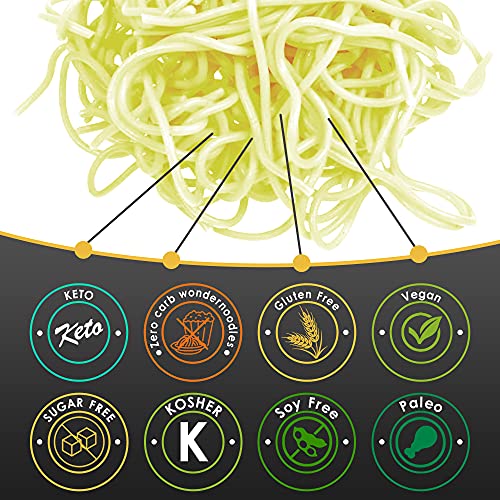 Wonder Noodles 2 Pack Keto Pasta - Zero Carb Noodles - Kosher, V
