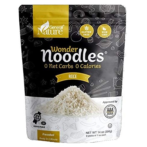 Wonder Noodles Carb Free Pasta, Keto Rice, Gluten Free, Sugar Fr