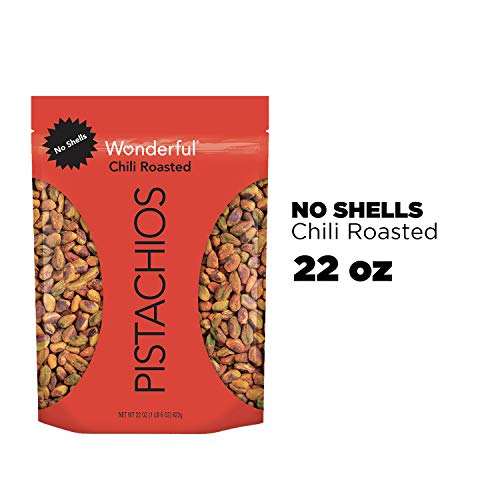 Wonderful Pistachios, No Shells, Honey Roasted, 22 Oz Resealable