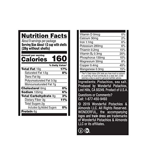 Wonderful Pistachios, Roasted And Salted, 16 Ounce Bag