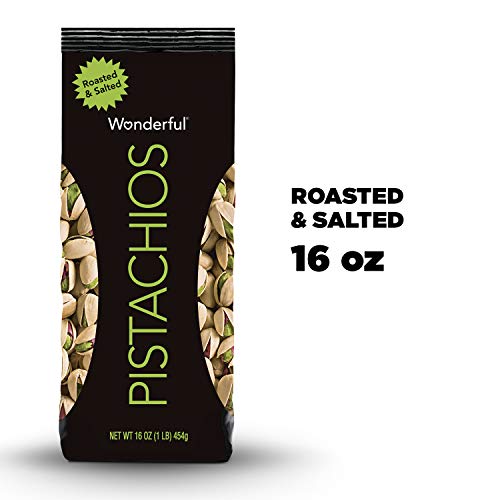 Wonderful Pistachios, Roasted And Salted, 16 Ounce Bag