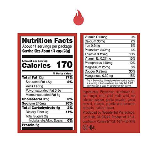Wonderful Pistachios No Shells Chili Roasted, 11 Ounce