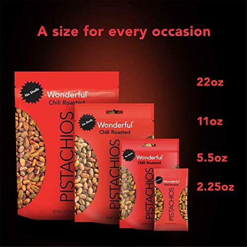Wonderful Pistachios No Shells Chili Roasted, 11 Ounce