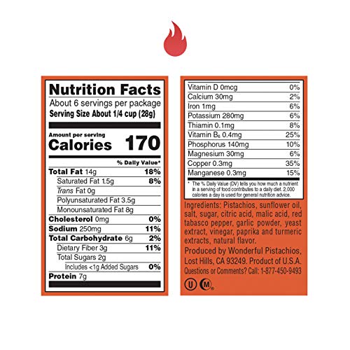 Wonderful Pistachios, No Shells, Chili Roasted, 5.5 Ounce Reseal