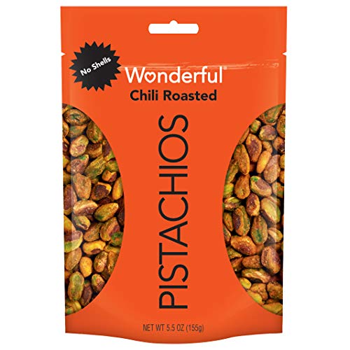 Wonderful Pistachios, No Shells, Chili Roasted, 5.5 Ounce Reseal