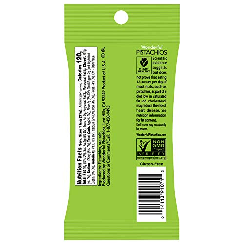 Wonderful Pistachios, No Shells, Roasted And Salted, 24 Ounce Re