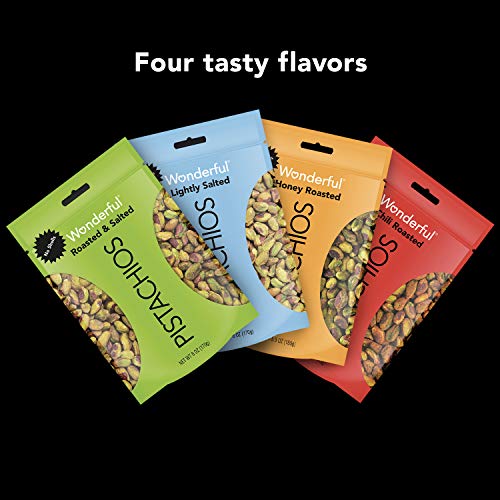 Wonderful Pistachios, No Shells, Roasted And Salted, 24 Ounce Re