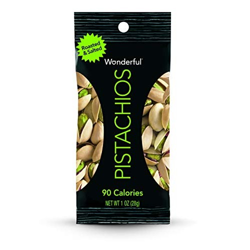 Wonderful Pistachios, Roasted And Salted, 1 Ounce Bags Pack Of 96
