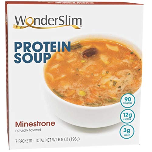 Wonderslim Diet High Protein Soup Mix - Minestrone Soup 7 Servi