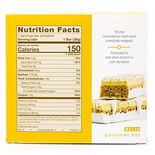 Wonderslim Gourmet High Protein Bar/Diet Bars With 10G Protein -