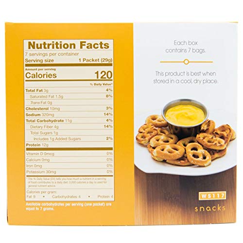 Wonderslim High Protein Pretzel Snacks - Low-Carb Diet Healthy 1