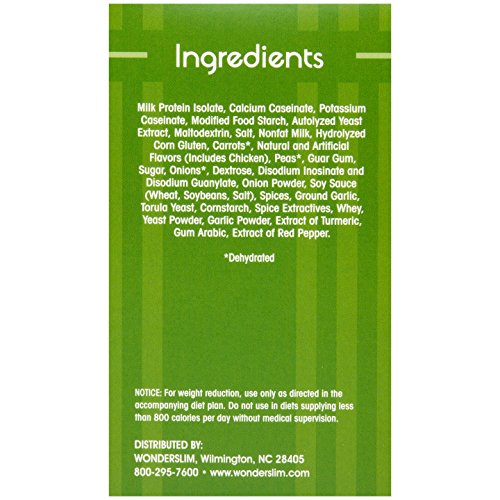 Wonderslim Low-Carb Diet High Protein Soup Mix - Chicken &Amp; Veget Wonderslim Low-Carb Diet High Protein Soup Mix - Chicken &Amp; Veget