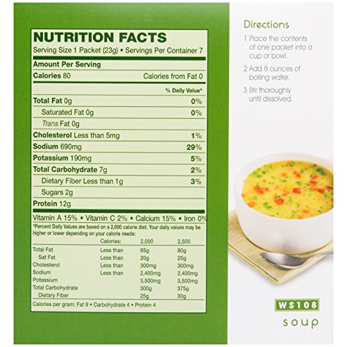 Wonderslim Low-Carb Diet High Protein Soup Mix - Chicken &Amp; Veget Wonderslim Low-Carb Diet High Protein Soup Mix - Chicken &Amp; Veget