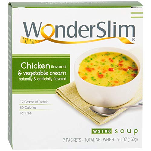 Wonderslim Low-Carb Diet High Protein Soup Mix - Chicken &Amp; Veget Wonderslim Low-Carb Diet High Protein Soup Mix - Chicken &Amp; Veget