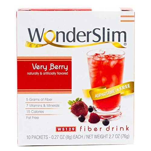 Wonderslim Low-Carb High Fiber Drink / Supplement Mix - Very Ber